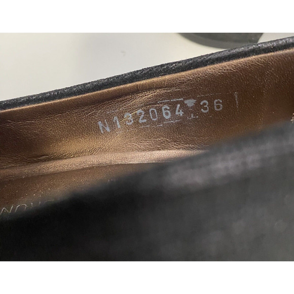 AGL Attilio Giusti Leombruni Pump Black Leather Low Heel Patent Point Ca… - Picture 9 of 10